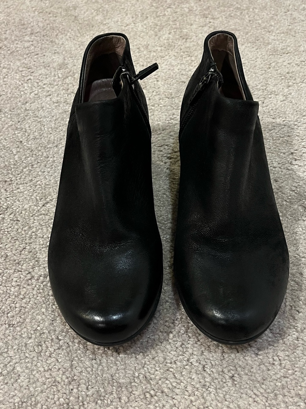 Dansko Raina Boots Leather Side-Zip Ankle Booties EU 37 U.S. 6.5-7